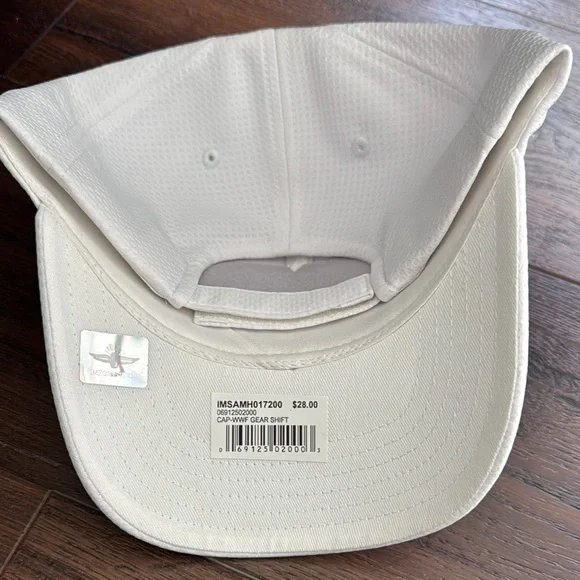 Indianapolis Motor Speedway NWT White Nascar Hat 100% Cotton adjustable - Picture 3 of 5